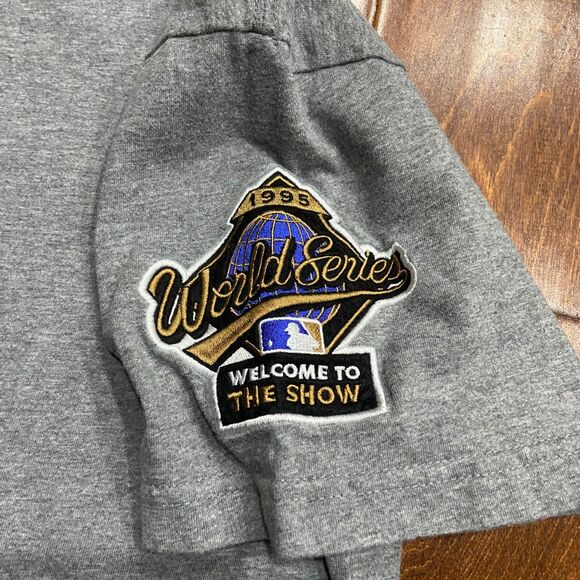 Mitchell & Ness MLB Atlanta Braves Multi Logo Graphic Tee Gray Men's Small - Picture 5 of 8